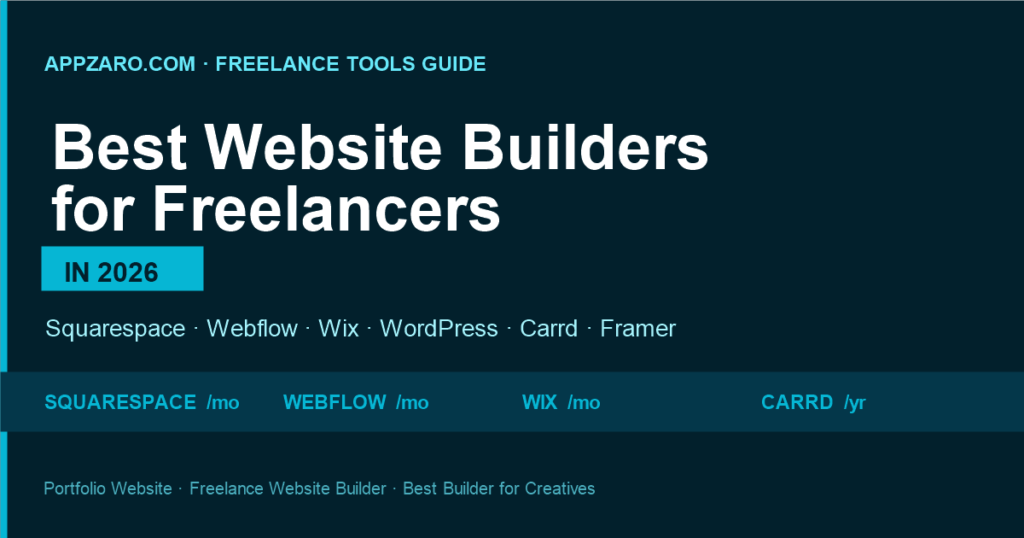 Best Website Builders for Freelancers in 2026 (Tested & Compared)
